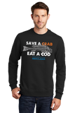 "SAVE A CRAB. EAT A COD." Official SEACLEAR Apparel